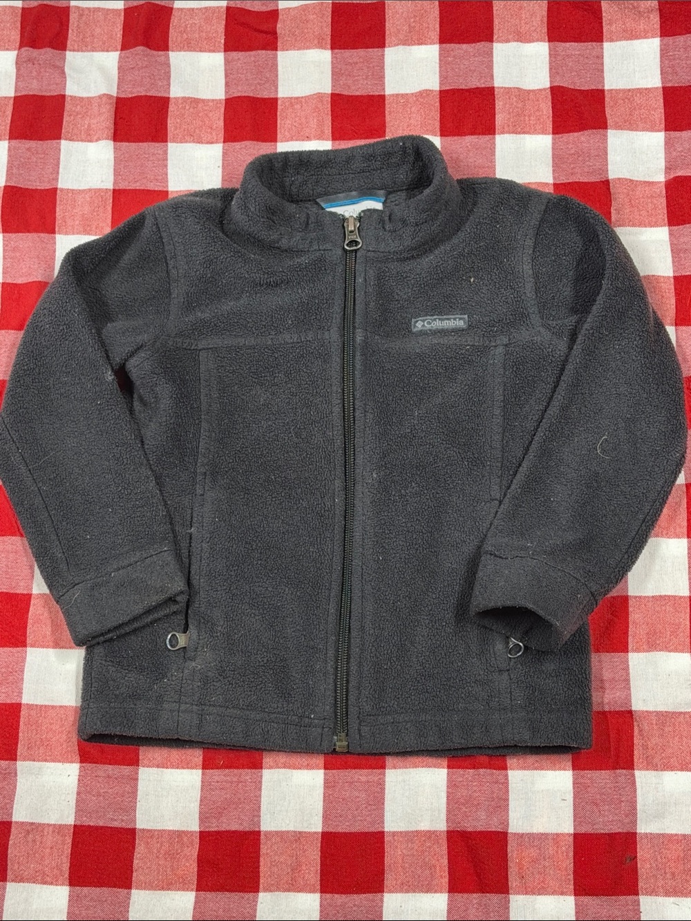 Columbia Dark Gray Full-Zip Fleece Jacket